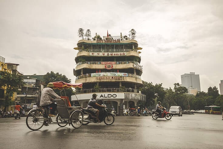 Où se trouve le vieux quartier de Hanoi