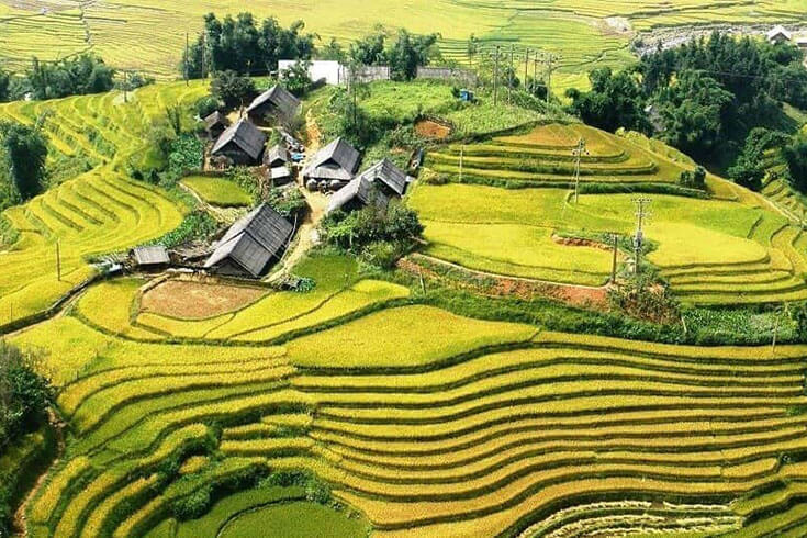 Vue d’ensemble de la vallée de Muong Hoa – Vallée de Sapa