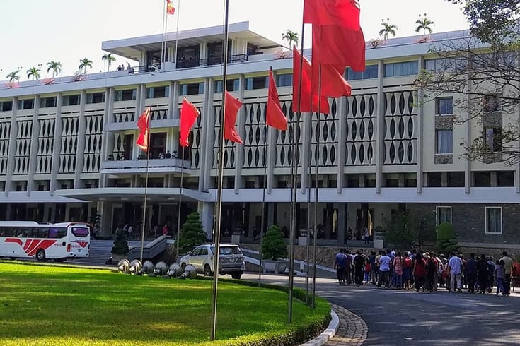 Architecture du Palais de la réunification Saigon